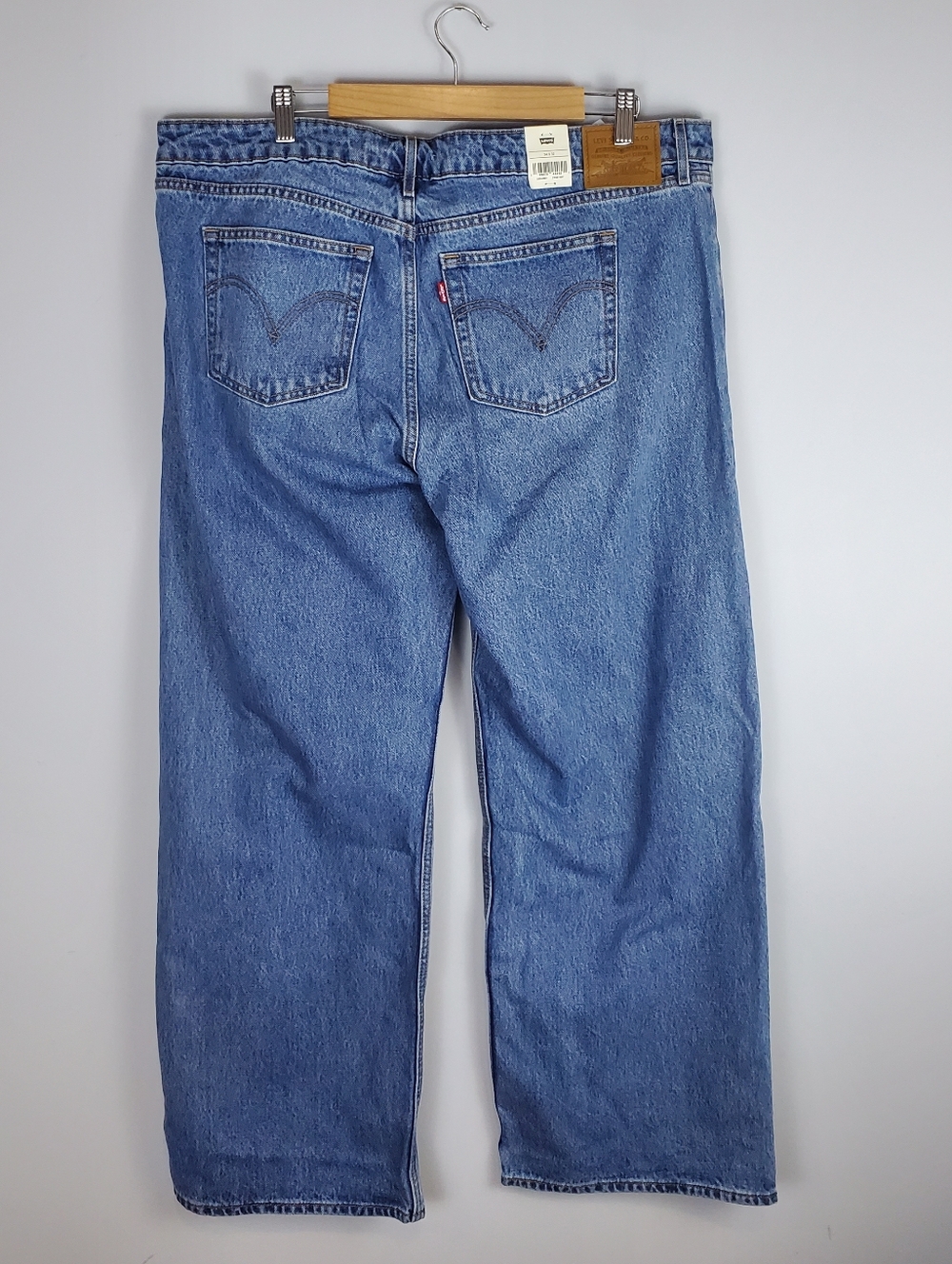 Levi's Premium Denim Nwt A55660001 Low Loose Straight Leg Jeans 34x 32 - Picture 9 of 16